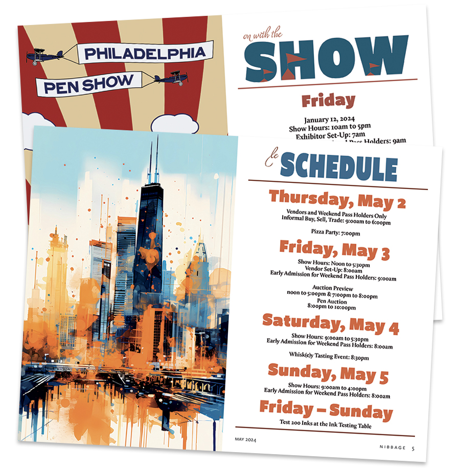 Nibbage Show Schedule Pages